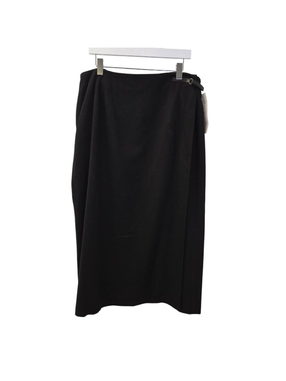 NWT Josephine Chaus True Textures 100% Wool Midi Wrap Skirt Size 16